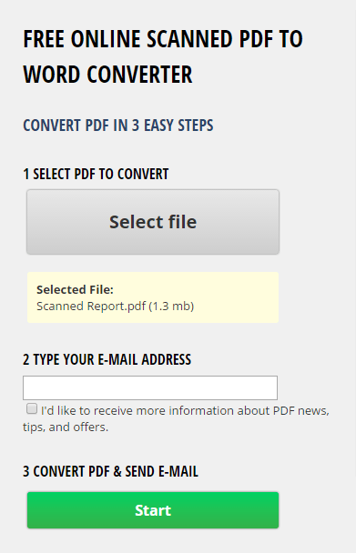 Word cannot start the converter pdf files