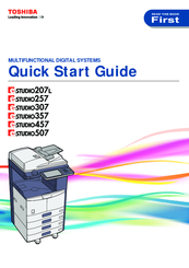 Toshiba e studio 347cs manual