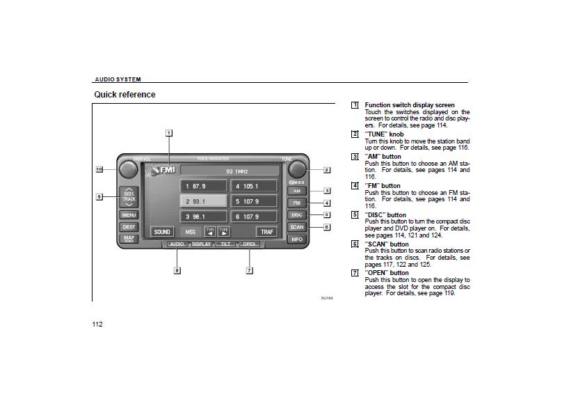 Toyota estima acr50 owners manual