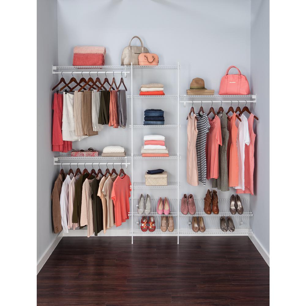 closetmaid 5 8 ft closet organizer instructions