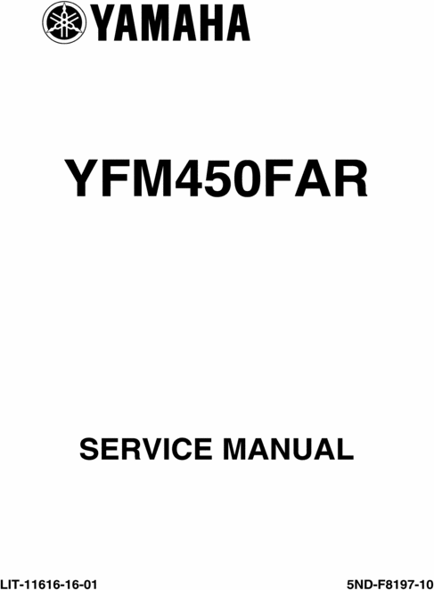 2007 yamaha kodiak 450 service manual