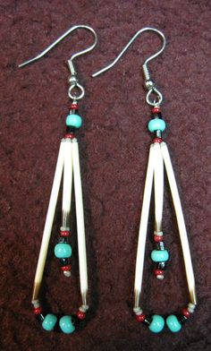 porcupine quill earring instructions