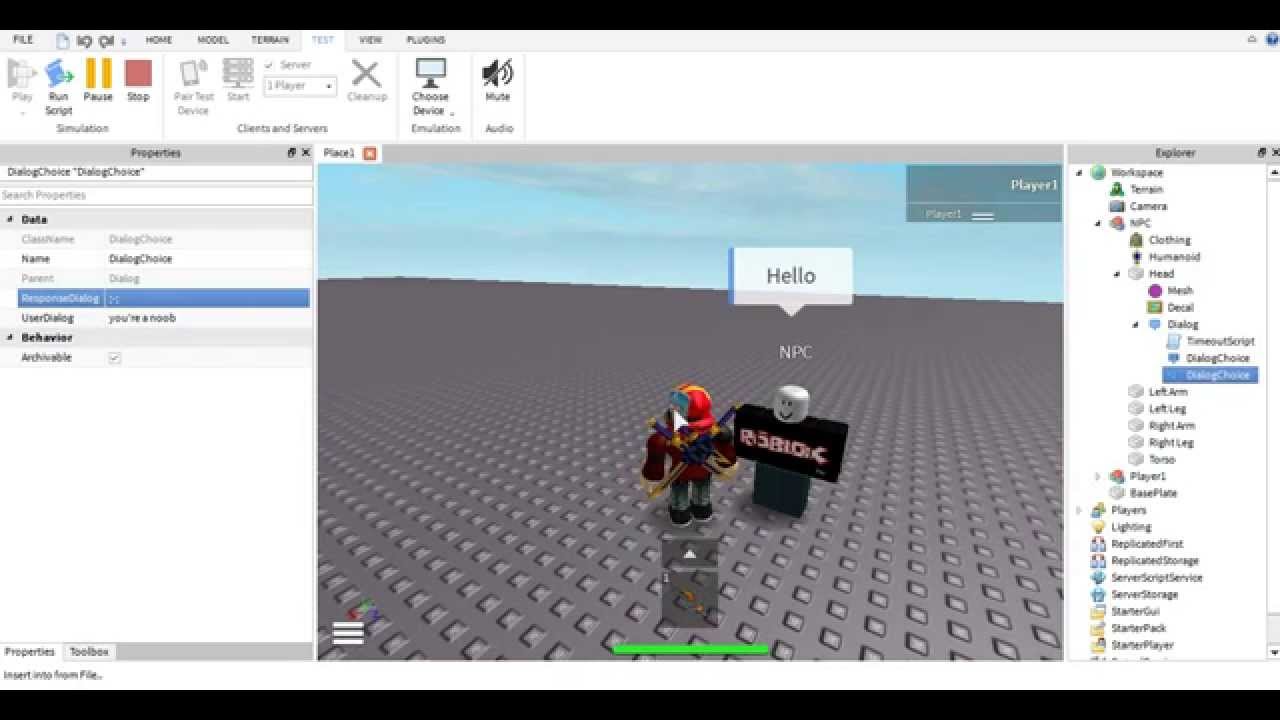 Roblox how to make npcs