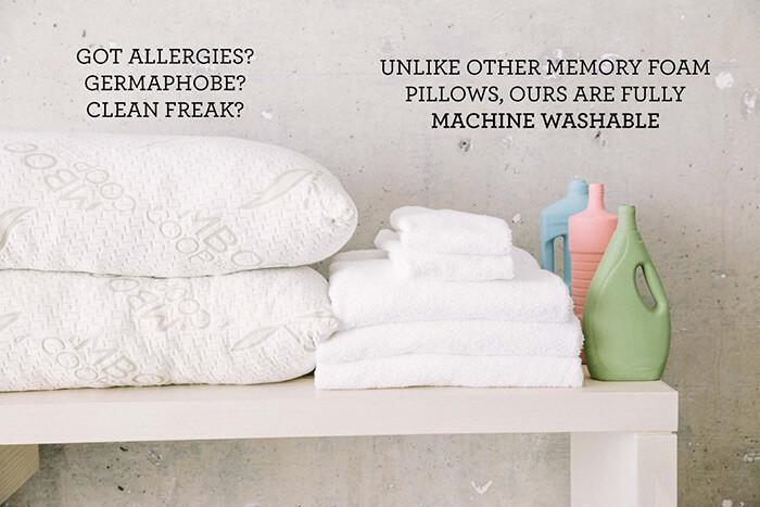 memory foam pillow instructions