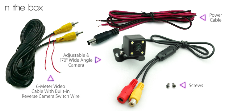 reversing camera wiring instruction