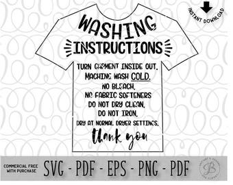 vinyl shirt care instructions