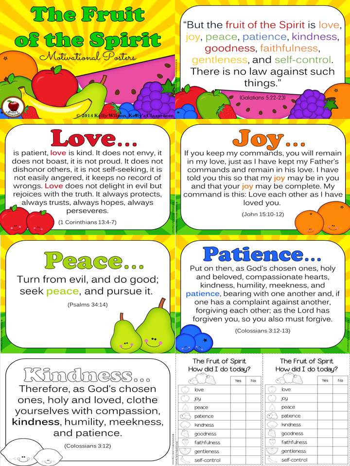 Fruit of the spirit lesson pdf