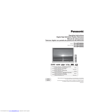 panasonic viera th-p42s10a operating instructions