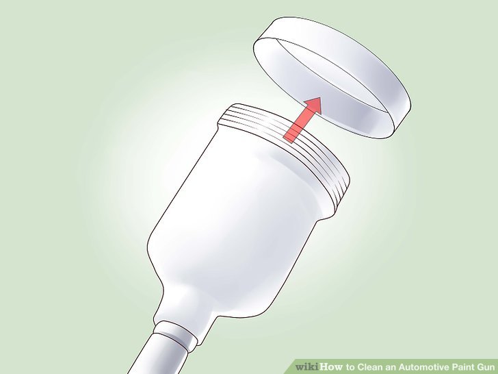 Air paint gun how to clean