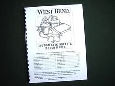 West bend automatic bread and dough maker 41063 manual