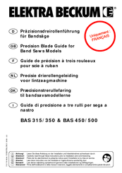 elektra beckum 316g bandsaw manual