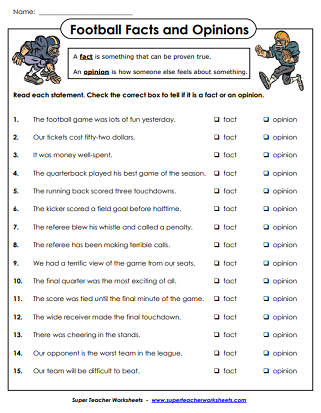 Afl football reading comprehension worksheets pdf