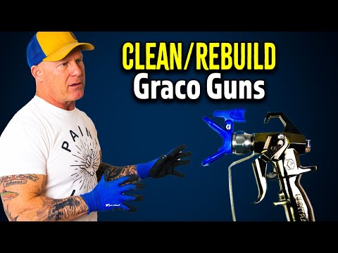 Air paint gun how to clean