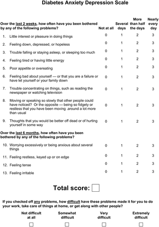 anxiety sensitivity index scoring instructions