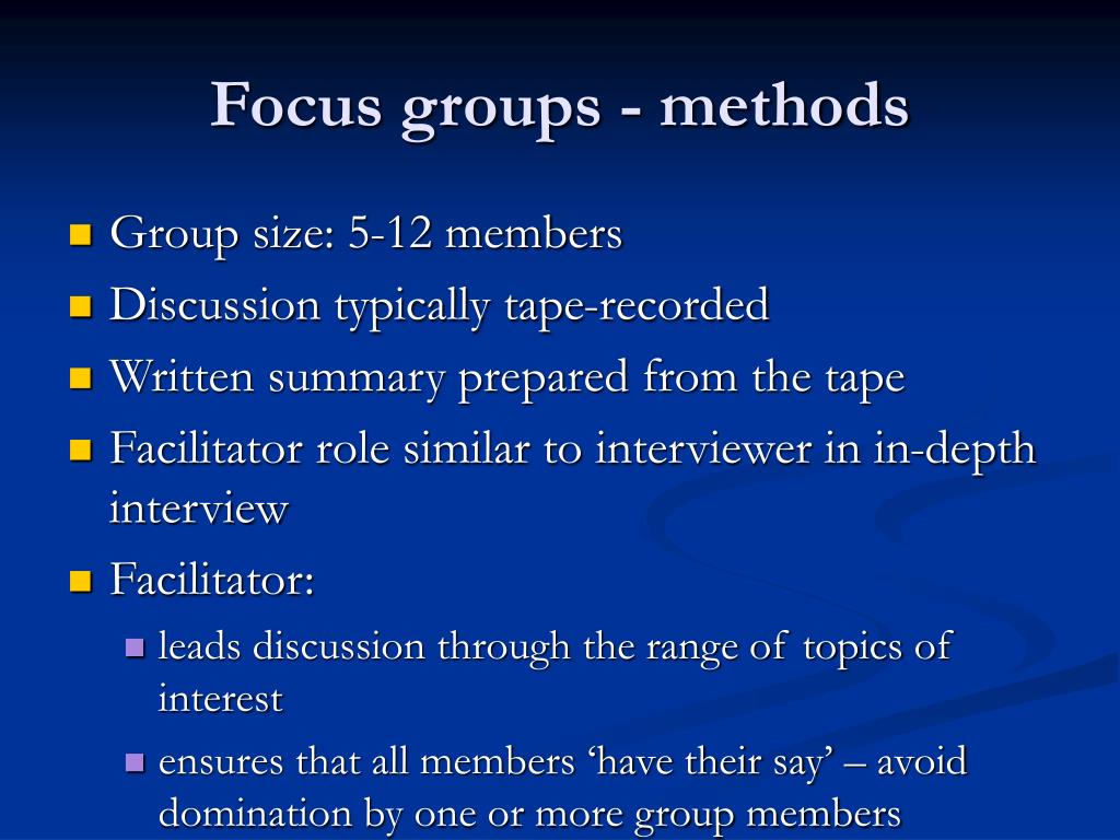 Focus group discussion methodology pdf