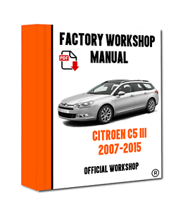 citroen c5 2009 service manual