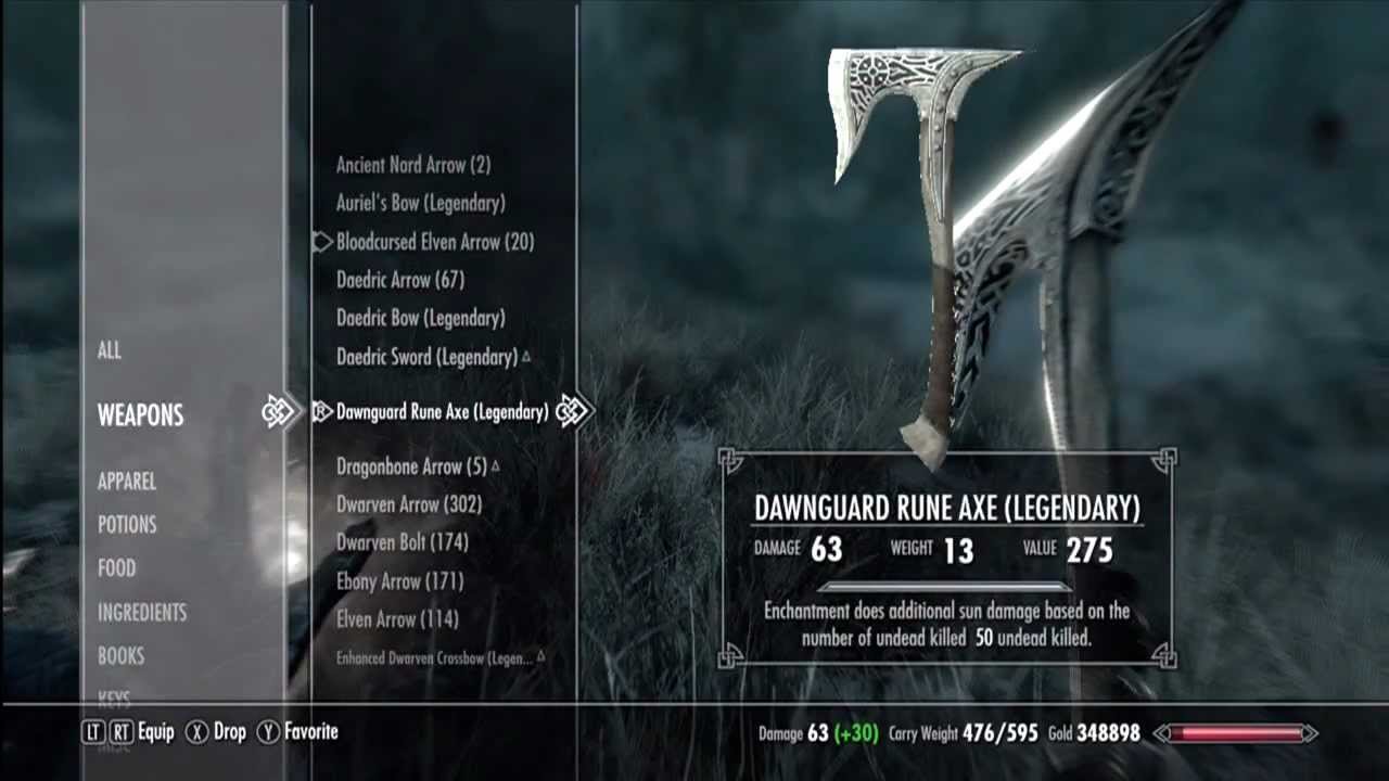 Skyrim how to get the dawnguard rune shield house