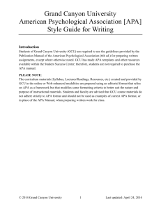 The purpose of style guide