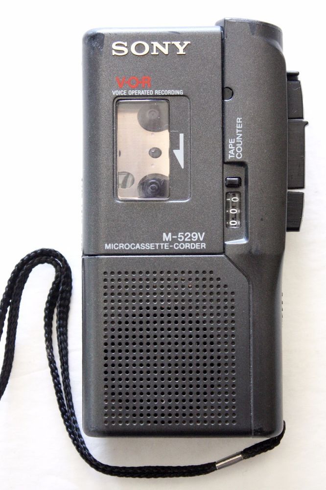 Sony vor microcassette recorder manual