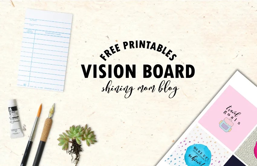 Free vision board printables pdf