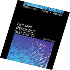 Human resource selection 8th edition gatewood pdf