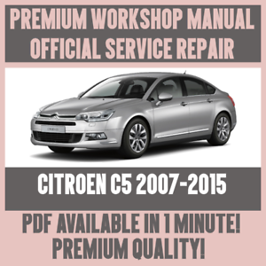 citroen c5 2009 service manual