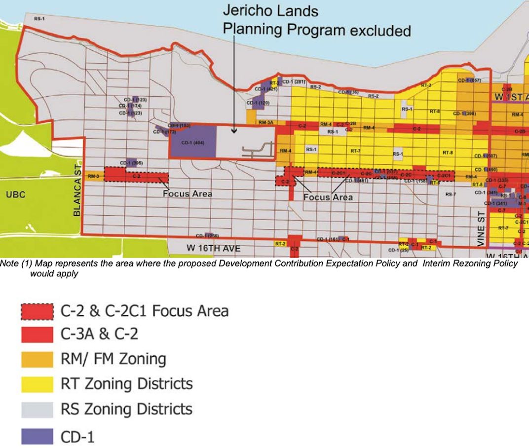 City of surrey rezoning application status