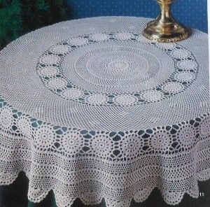 Crochet tablecloth patterns instructions