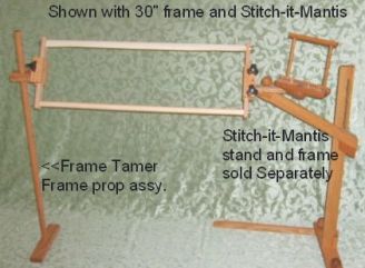 cross stitch scroll frame instructions