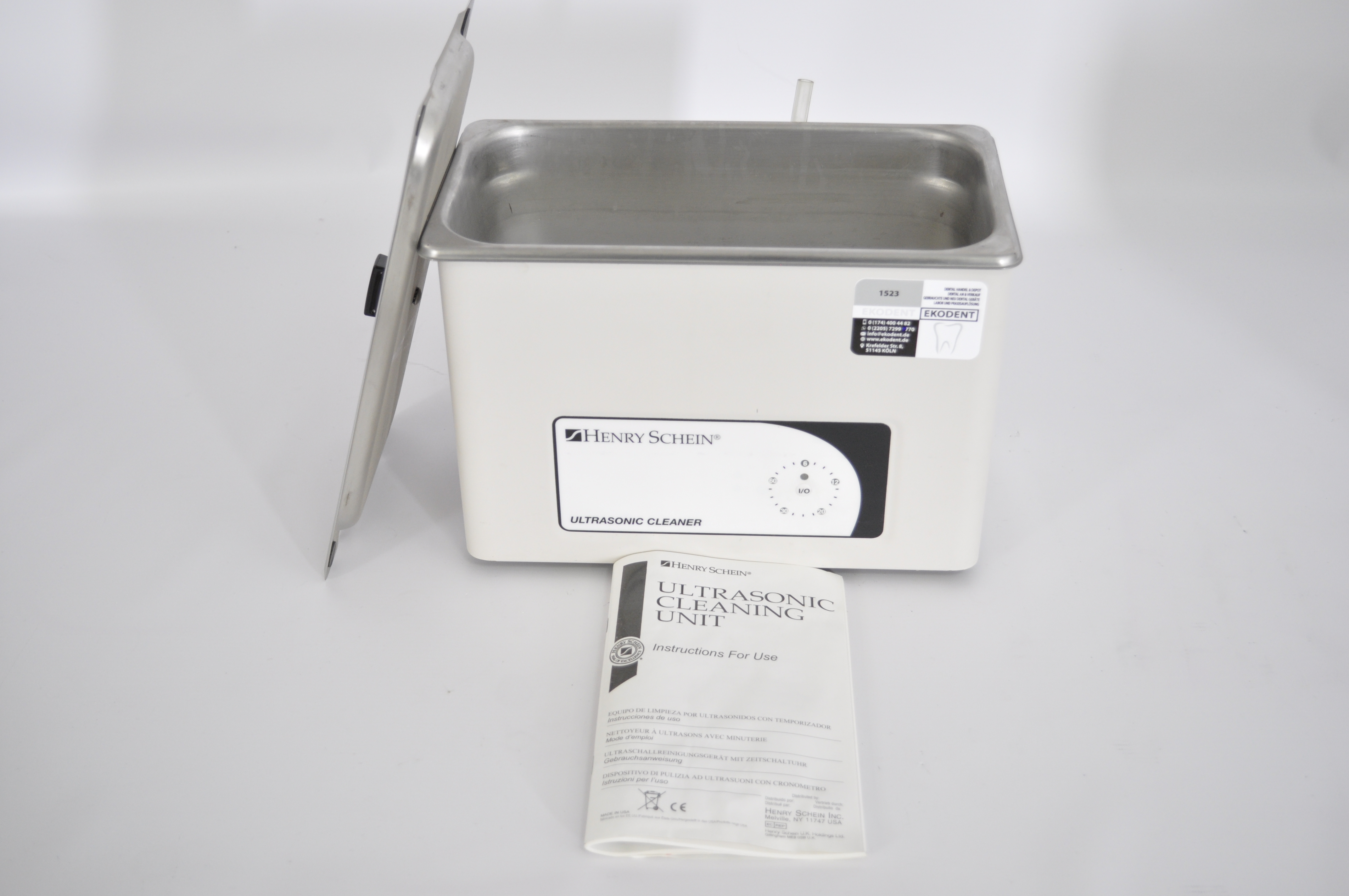 Henry schein ultrasonic cleaner manual