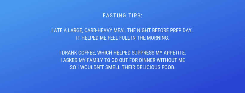 fasting instructions for colonoscopy