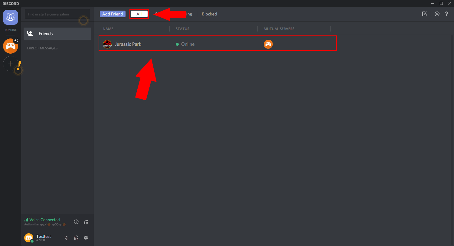 Discord how to find friends