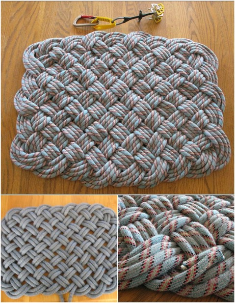 diy lobster rope mat instructions