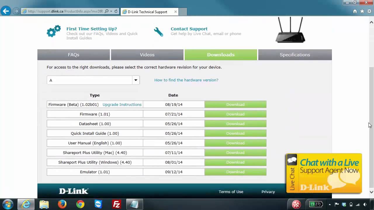 dlink router software upgrade instructions