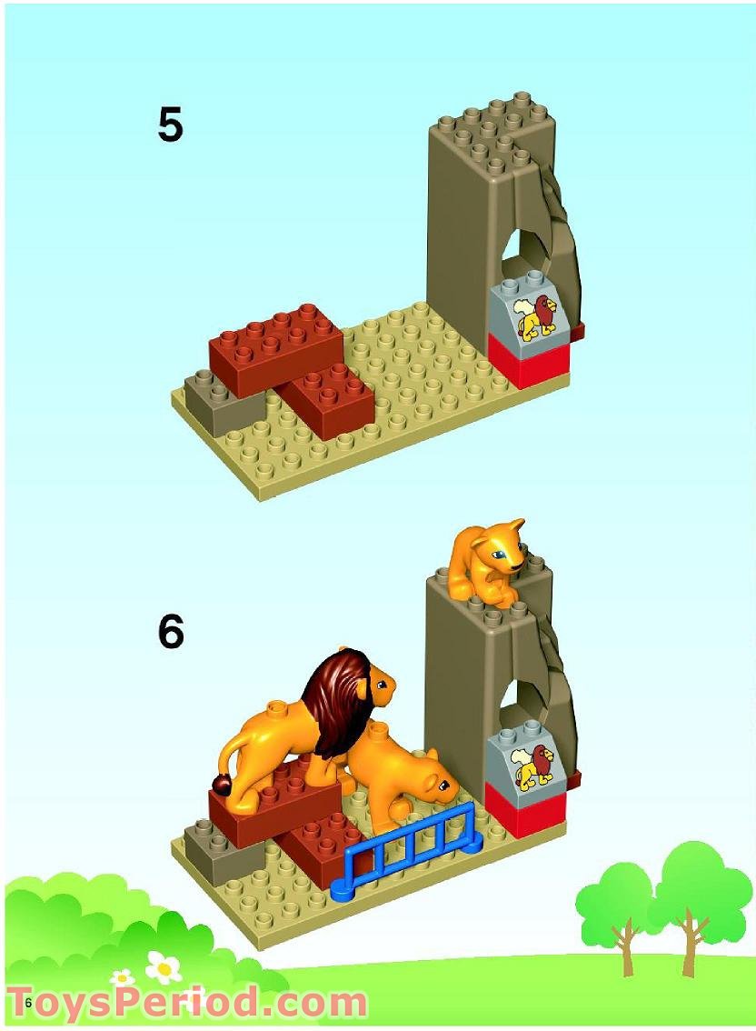 duplo zoo instructions 5634