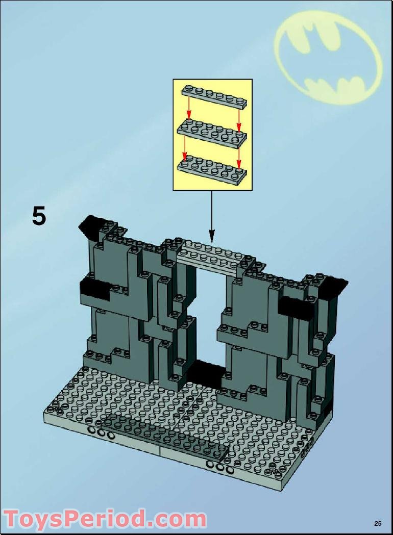 lego batcave custom instructions