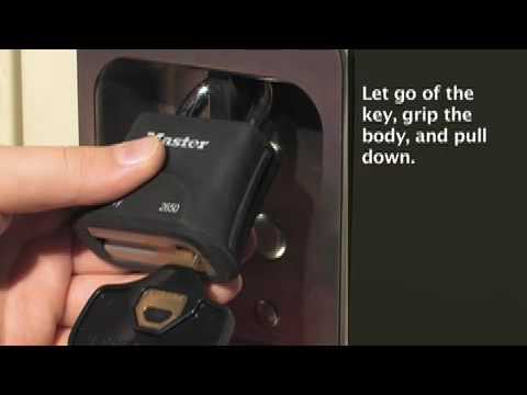 Master lock operating instructions