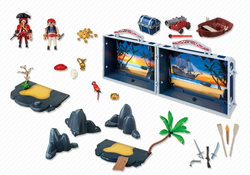 playmobil treasure chest instructions