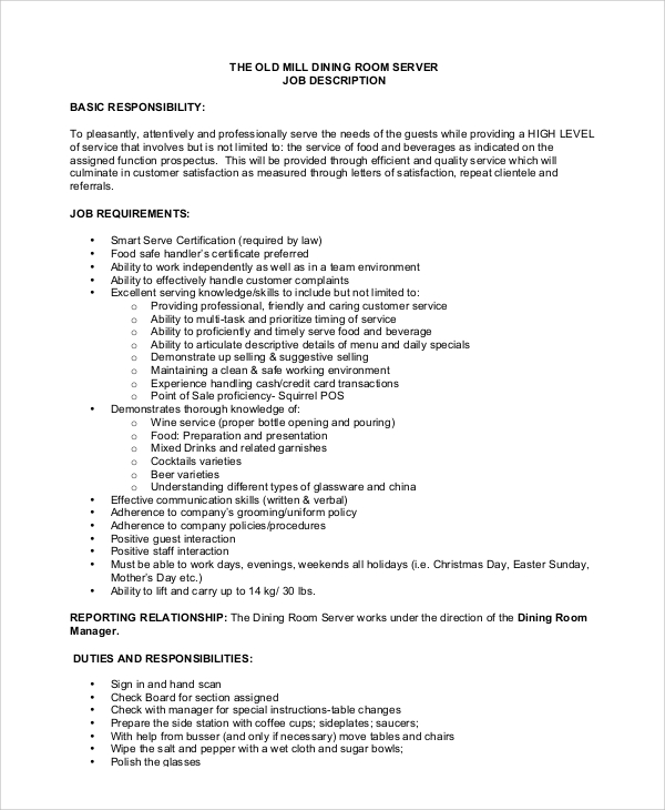 Server administrator roles and responsibilities pdf