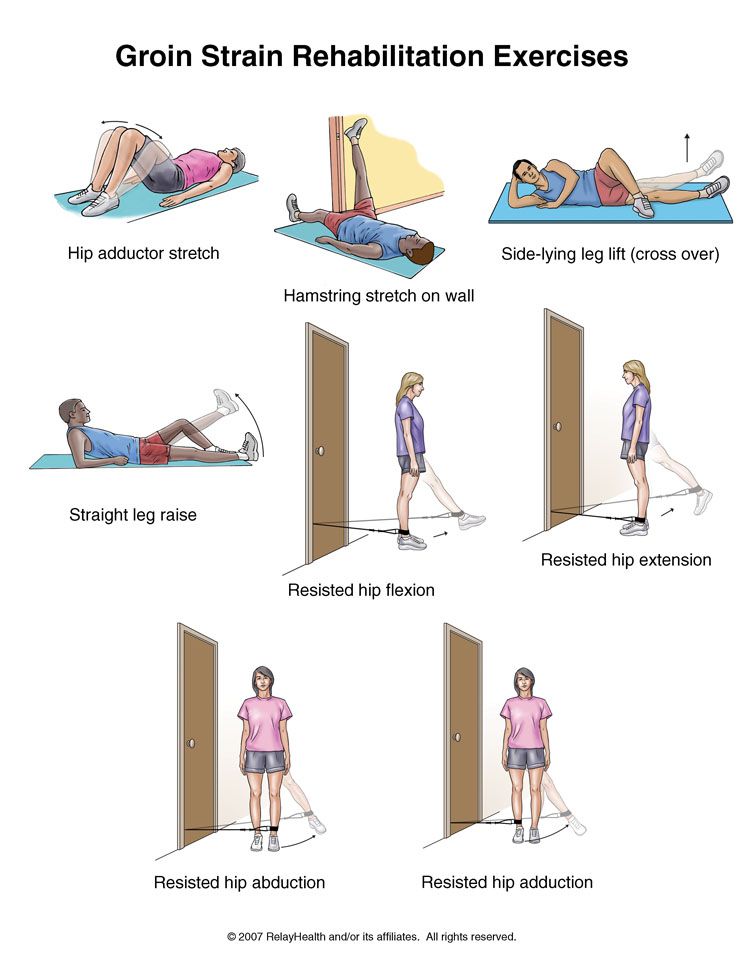 Hip flexor rehab exercises pdf