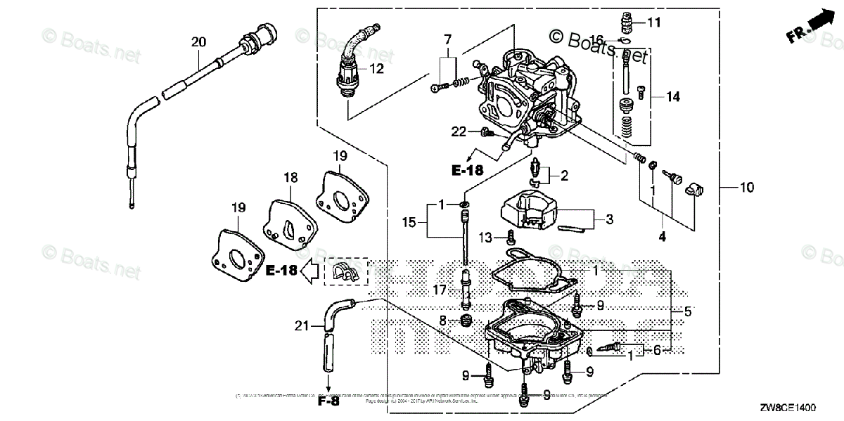 Honda outboard motor parts manual