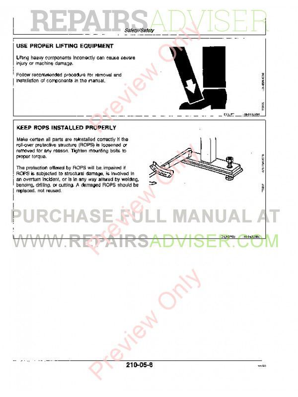 john deere 4455 service manual