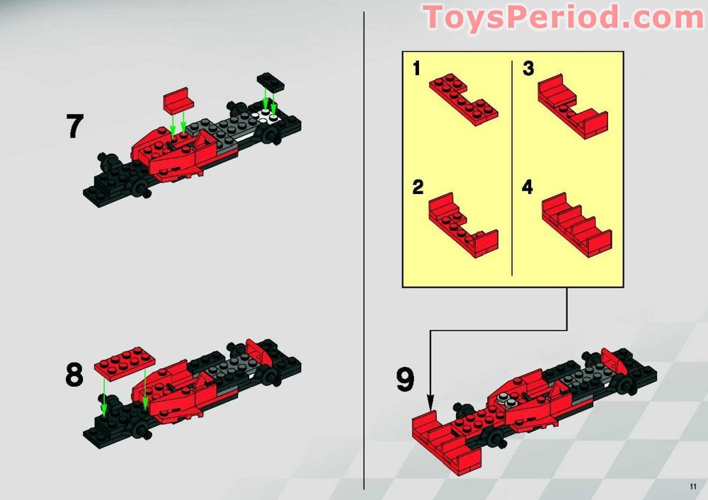 lego f1 car instructions