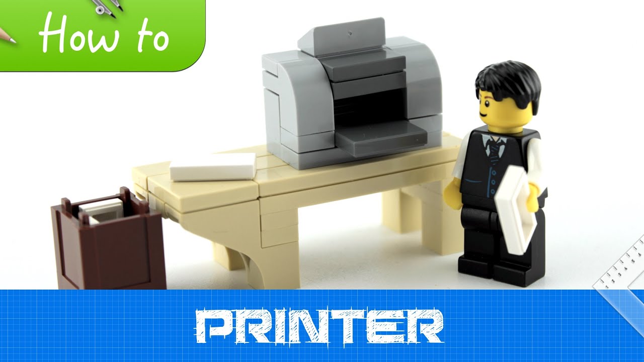 lego printer building instructions