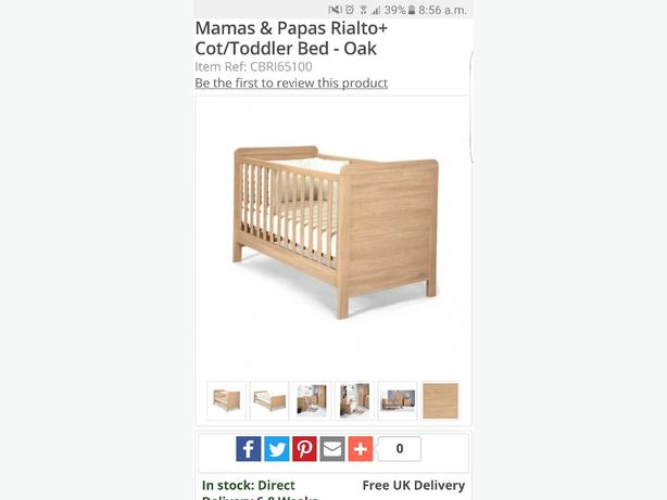 Mamas and papas rialto cot bed instructions