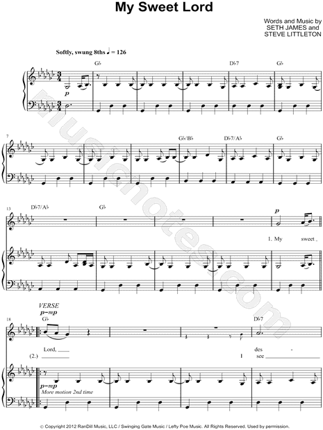 My sweet lord chords pdf