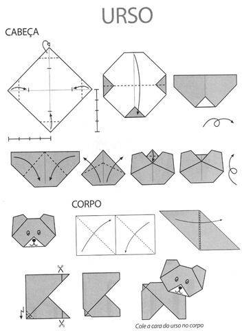 origami koala instructions faces