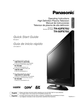 panasonic viera th-p42s10a operating instructions