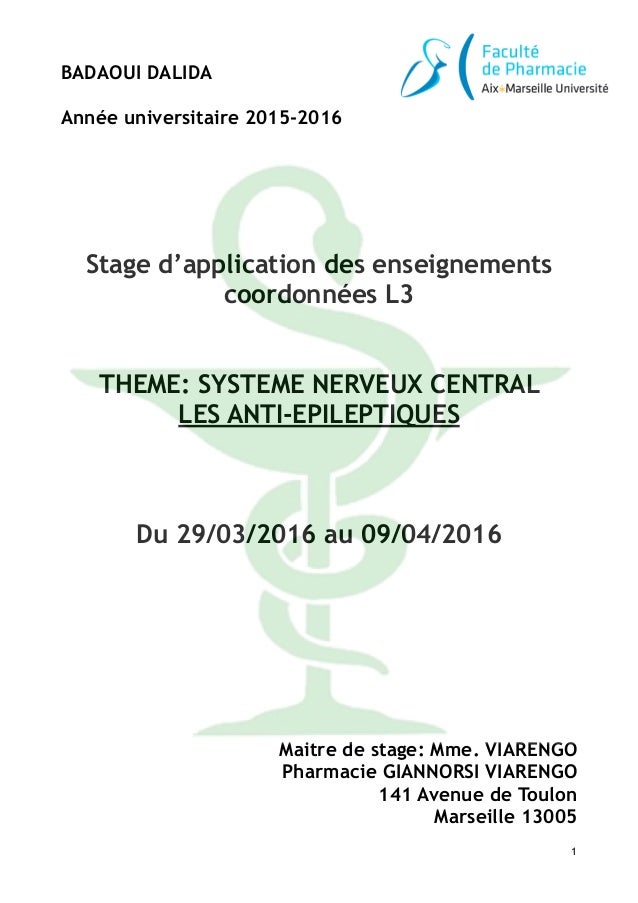 Remerciement rapport de stage pdf