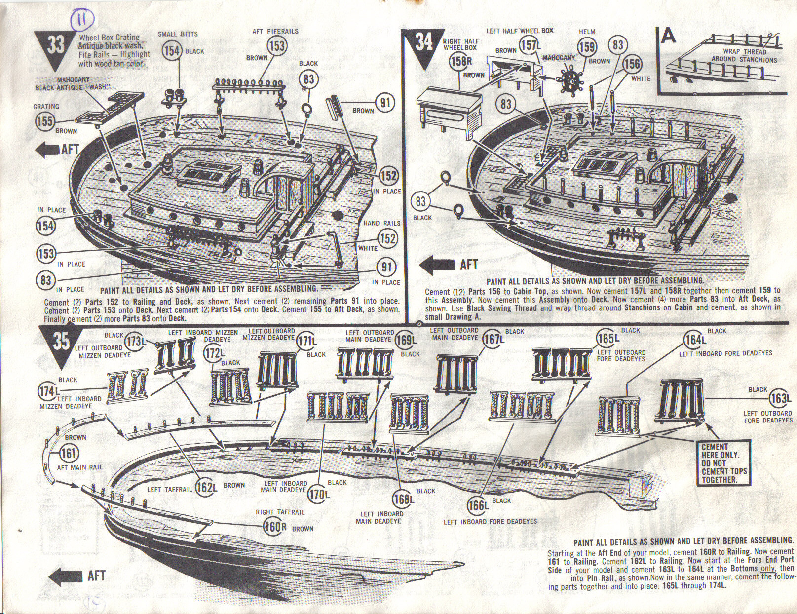 Revell cutty sark instructions